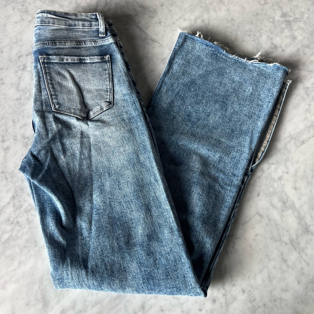 Risen Jeans Sz 7/28 Super Great Fit- EUC Blue Denim Jeans